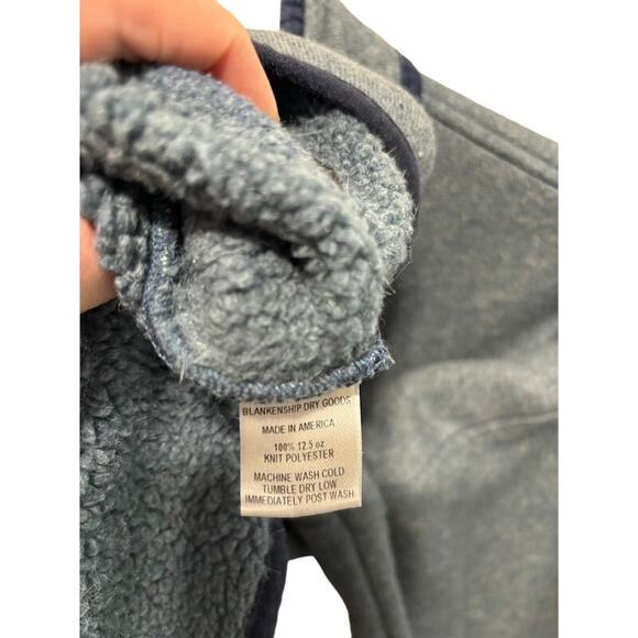 Blankenship Dry Goods fleece jacket the Hamilton Tailgater blue sz L made in USA - Picture 6 of 8